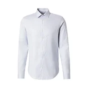 Calvin Klein Srajca  pastelno modra / temno siva