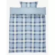 Posteljina flanel 140x200 plava DS