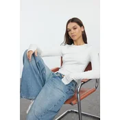 Trendyol Milla ženska bluza TWOAW25BZ00014, Ecru-Ecru