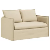 Vidaxl Kavč krema 136 x 82 x 85 cm blago