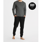 Mens pyjamas ATLANTIC - black/khaki