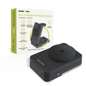 Mobile-origin 3in1 Foldable Charging Stand with light, PW28, black