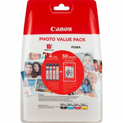 Komplet barvnih kartuš Canon CLI-581 XL + Foto papir/Original