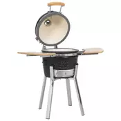 vidaXL Kamado keramicka naprava za grill i dimljenje 81 cm