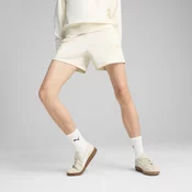 Womens Puma ESS ELEVATED 5 Mid-Rise Shorts, Size L, Clothing