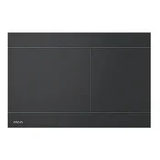 Alca Plast Alcaplast Fun-Black kontrolni gumb NERJAVEČE JEKLO/MAT ČRNO (10/280) FUN-BLACK