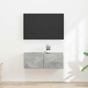 TV zidni ormar 2 pcs Beton 39 x 31 x 29,5 cm Konstruirano drvo