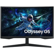 27 SAMSUNG Odyssey LS27CG554EUXEN G55C 165Hz Gaming Curved Display
