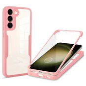 Hibridni Full body ovitek Techsuit ColorVerse 360 za Samsung Galaxy S23 Plus - pink