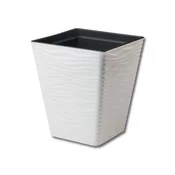 Pokrov za cvetlični lonec SAHARA plastični mat 29x29x34cm