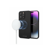 Swissten Ohišje za telefon Swissten Soft Joy MagSafe Črno, (5000540648)
