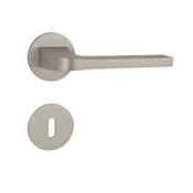 Vratno okovje MP Supra - R 3097 5S (NP - Nickel pearl), klika-klika, Brez spodnje rozete, MP NP (nikljev biser)