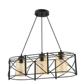 OPVIQ Luster Dratrio Glass Black Yellow