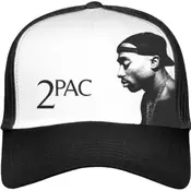 2Pac Profile Photo Kapa Black & White UNI
