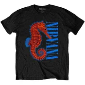 Nirvana Majica Seahorse Unisex Black 2XL