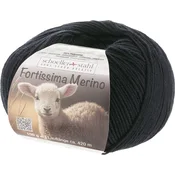 Schoeller + Stahl Fortissima Merino 93042-02 Black Pletilna preja