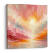 Slika zlatno jutro u bojama - 30x30