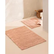 Madame Coco Set 2 prostirke za kupatilo Bleuet, Roze