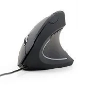 Gembird - Ergonomic Optical Mouse 1200-3200 DPI, 6 Buttons, USB, Black, Cable 1.35m