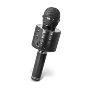 Mikrofon Maxlife MX-300 z bluetooth zvočnikom, za karaoke, črna