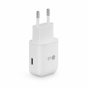 LG original hišni polnilec 3A MSC-N04ER Type C - adapter - bel