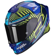 Scorpion Kaciga za motor EXO-R1 EVO AIR VICTORY, Plavo-Žuta