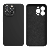 Ovitek za Samsung S23 Plus 5G, Liquid Silicone, Črn