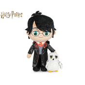 Harry Potter - Harry plišast 29cm stoječ z Hedwigom