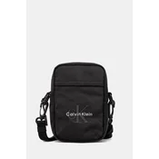 Calvin Klein Torba za čez ramo  črna / bela