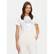 Guess Majica V5RI06 I3Z14 Bela Regular Fit