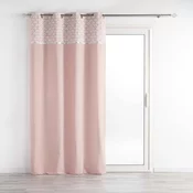 Svetlo rožnata bombažna zavesa 140x240 cm Artchic – douceur dintérieur