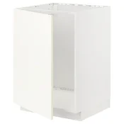 METOD Podni element za sudoperu, bela/Vallstena bela, 60x60 cm