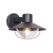 Zamenski proziran abažur za zidnu svetiljku, luster i lampu VEERLE E27