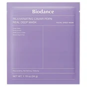 Biodance Maska za obraz s polinukleotidi Revitinating Caviar PDRN Real Deep Mask - 34 g / 1 kos