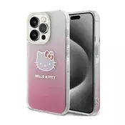 HELLO KITTY Hello Kitty IML Gradient Electrop Kitty Head - Ohišje za iPhone 15 Pro Max (roza)