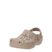 Crocs Natikači Classic Floral Cut Out Clog 210927 Rjava