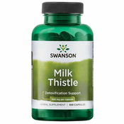 Swanson Milk Thistle, 500 mg, 100 kapsul