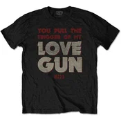 Kiss Pull The Trigger Black L Majica