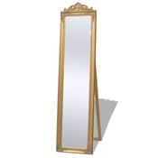 vidaXL Samostojece Ogledalo Barokni Stil 160x40 cm boja zlata