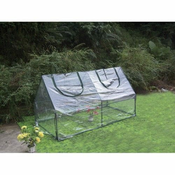 AquaControl Mini rastlinjak s plastificirano jekleno konstrukcijo in PVC Biotop B2074