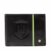 Velika moška denarnica Peterson PTN-304UP-5729 Črna