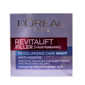 LOreal Paris Revitalift Filler nocna krema protiv bora, 50 ml