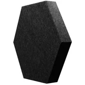 Mega Acoustic HexaPET 3 cm Black Absorpcijska pena