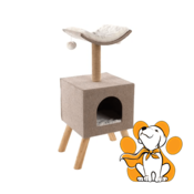 Flamingo Penjalica Za Macke Scandi, Bež, 77x35x32cm