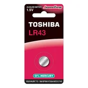 Gumbna baterija TOSHIBA LR43 1.5 V