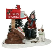 Figura Luville Pisma Božičku (9,5 x 7,5 x 7 cm, umetna masa)