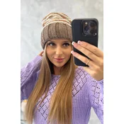 Womens cap Feba K330 mocca