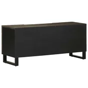 TV ormaric crni 105 x 33 x 46 cm od masivnog drva manga