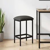 vidaXL Barski stol Svetlo siva 40 x 32 x 74 cm Inženirski les