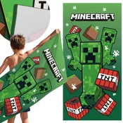 sarcia.eu Minecraft Gaming, HITRO SUŠEČI, plažna brisača iz mikrovlaken, kopalni ZA FANTKA 70x140 cm OEKO-TEX
